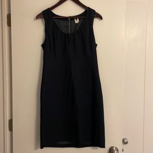 Navy JCrew suiting dress